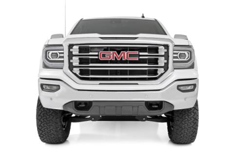 7 Inch Stamped Steel LCA Lift Kit Forged UCA Bracket N3 Struts Silverado/Sierra 1500 (16-18) Rough Country