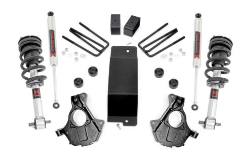 3.5 Inch Lift Kit Alu/Stamp Steel LCA M1 Strut Silverado/Sierra 1500 (14-18 &amp; Classic) Rough Country