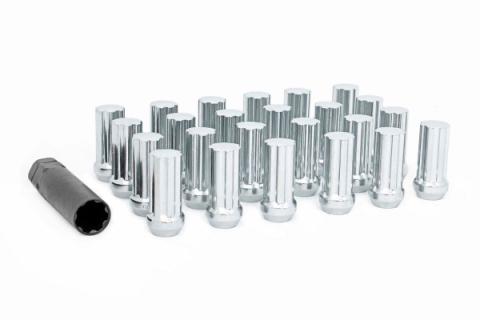 M14 x 1.5 Lug Nut Set of 24 Chrome Rough Country