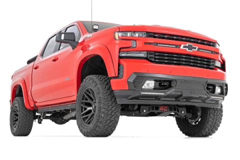 6 Inch Lift Kit Mono Leaf Rear Diesel Chevy Silverado 1500 4WD (22-24) Rough Country
