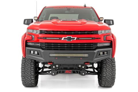 6 Inch Lift Kit Mono Leaf Rear Diesel Chevy Silverado 1500 4WD (22-24) Rough Country