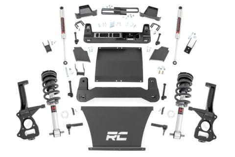 6 Inch Lift Kit M1 Struts/M1 Chevy Silverado 1500 4WD (2019-2024) Rough Country