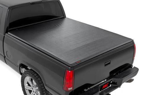Soft Roll Up Bed Cover 6 Foot 7 Inch Bed Silverado/Sierra 1500 (00-06 &amp; Classic) Rough Country