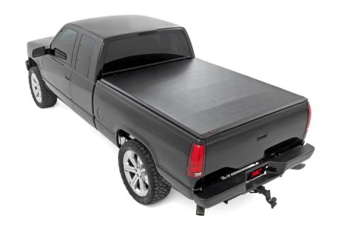 Soft Roll Up Bed Cover 6 Foot 7 Inch Bed Silverado/Sierra 1500 (00-06 &amp; Classic) Rough Country