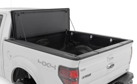 Hard Tri-Fold Flip Up Bed Cover 5 Foot 7 Inch Bed Ford F-150 2WD/4WD (2004-2014) Rough Country