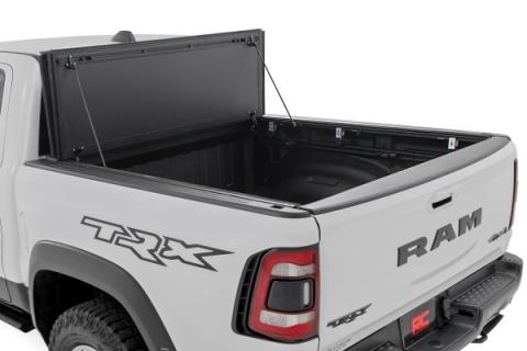 Hard Tri-Fold Flip Up Bed Cover 6 Foot 4 Inch Ram 1500 (19-26)/1500 TRX (21-24) Rough Country
