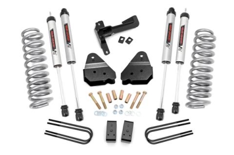 3 Inch Lift Kit V2 Front Gas Coils Ford F-250 Super Duty 4WD (17-22) Rough Country