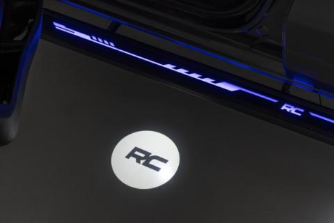 Multi-Color LED Running Boards 4-Door Ford Bronco 4WD (2021-2025) Rough Country