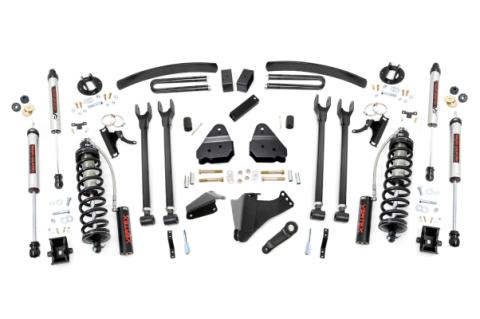 6 Inch Lift Kit Gas 4 Link OVLD C/O V2 Ford F-250/F-350 Super Duty (05-07) Rough Country