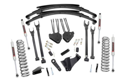 6 Inch Lift Kit Diesel 4 Link M1 Leaf Springs Ford F-250/F-350 Super Duty (05-07) Rough Country