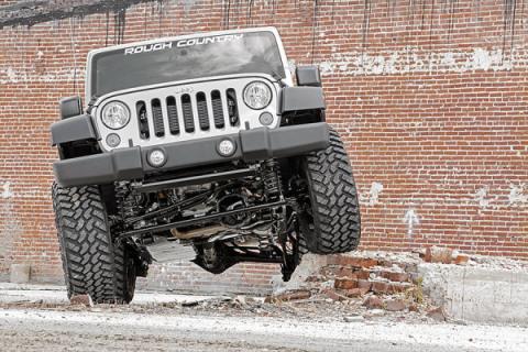 4 Inch Lift Kit M1 Jeep Wrangler Unlimited 2WD/4WD (2007-2018) Rough Country