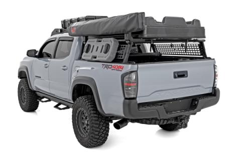 SRL2 Adj Aluminum Step Double Cab Toyota Tacoma 2WD/4WD (2005-2023) Rough Country