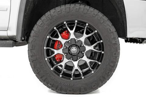 Caliper Covers Front and Rear Red Silverado/Sierra 2500HD/3500HD (20-26) Rough Country