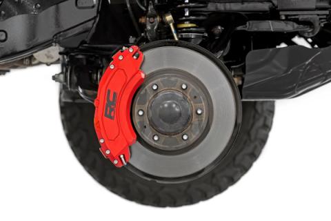 Caliper Covers Front and Rear Red Ford Bronco 4WD (2021-2025) Rough Country