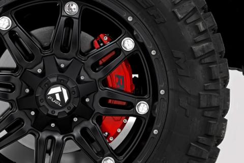 Caliper Covers Front and Rear Red Toyota Tundra 2WD/4WD (2022-2026) Rough Country