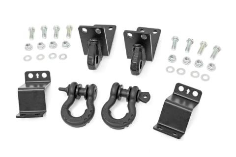 Rear Shackle Kit D-Ring Combo Toyota Tacoma 2WD/4WD (2024-2026) Rough Country