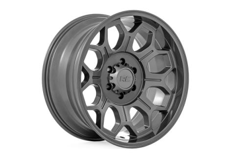 77 Series Wheel One-Piece Gunmetal Gray 20x9 6x135 +18mm Rough Country