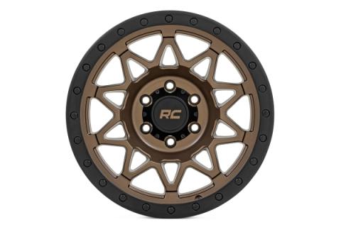 78 Series Wheel Simulated Beadlock Bronze/Black 17x8.5 5x4.5 +0mm Rough Country