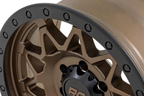 78 Series Wheel Simulated Beadlock Bronze/Black 17x8.5 5x4.5 +0mm Rough Country