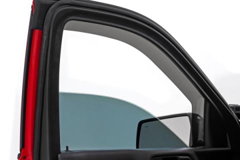 Side Window Deflectors In Channel Rain Guard Silverado/Sierra 1500/2500HD/3500HD (19-26) Rough Country