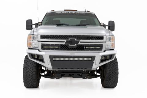 LED Light Kit Ditch 2 Inch Spectrum Pair Spot Chevy 1500 &amp; Silverado/Sierra 2500HD/3500HD (07-14) Rough Country