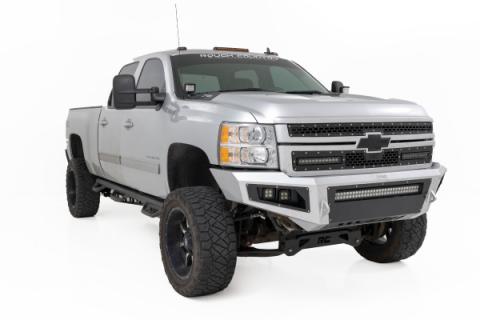 LED Light Kit Ditch 2 Inch Spectrum Pair Spot Chevy 1500 &amp; Silverado/Sierra 2500HD/3500HD (07-14) Rough Country