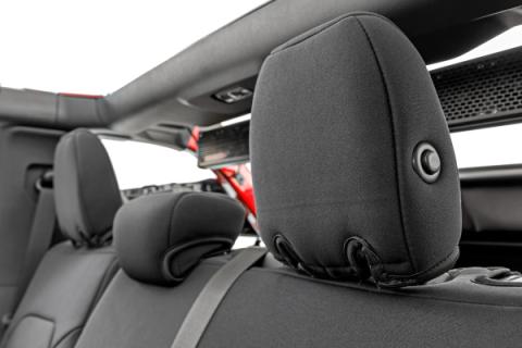 Seat Covers Bucket Seats W/Fold Down RR Armrest FR &amp; RR 4DR Ford Bronco (21-25) Rough Country