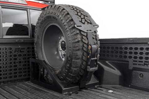 Bed Mount Spare Tire Carrier Universal Multiple Makes &amp; Models (Chevy/Dodge/Ford/GMC/Ram) Rough Country