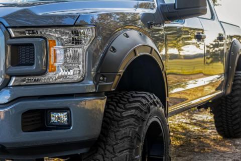 Fender Flares Defender BN Silver Spruce Ford F-150 2WD/4WD (2015-2020) Rough Country