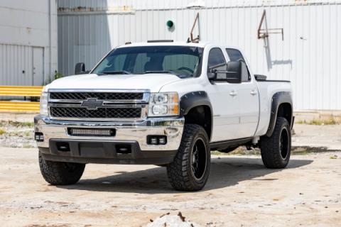 Pocket Fender Flares 6 Foot 7 Inch &amp; 8 Foot Bed 16 Graystone Chevy Silverado 1500/2500HD/3500HD (07-14) Rough Country