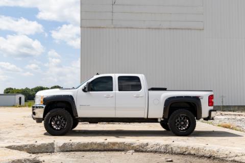 Pocket Fender Flares 6 Foot 7 Inch &amp; 8 Foot Bed 16 Graystone Chevy Silverado 1500/2500HD/3500HD (07-14) Rough Country