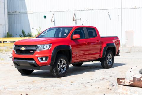 Pocket Fender Flares G9K Satin Steel Chevy Colorado 2WD/4WD (2015-2022) Rough Country