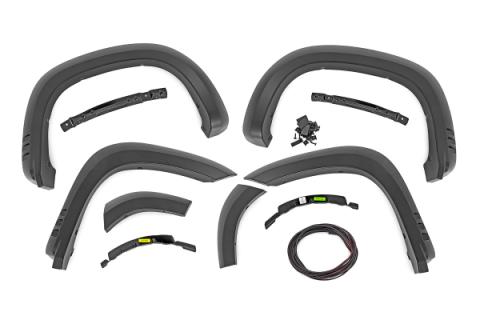 Fender Flares SF1 G1K Deep Ocean Blue Chevy Silverado 1500 (19-26) Rough Country