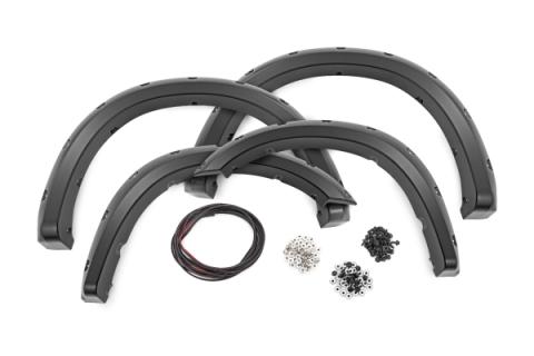 Pocket Fender Flares PRP Deep Cherry Red Crystal Ram 2500/3500 (19-26) Rough Country