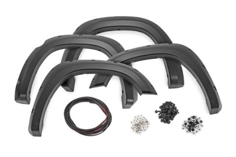 Pocket Fender Flares Gloss Black Ram 1500 2WD/4WD (2025-2026) Rough Country