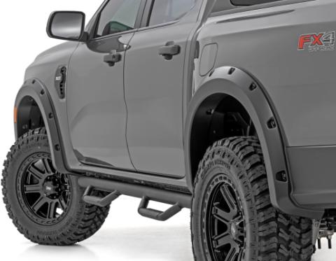 Pocket Fender Flares E7 Velocity Blue Ford Ranger 2WD/4WD (2024-2026) Rough Country