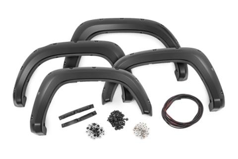 Pocket Fender Flares 1J9 Celestial Silver Metallic Toyota Tacoma (16-23) Rough Country