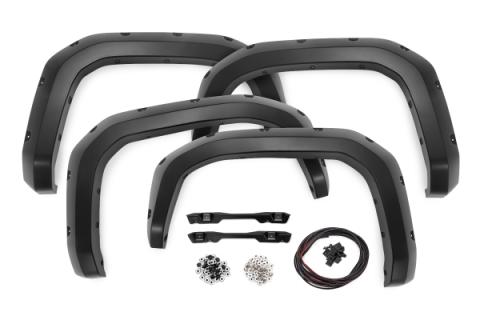 Pocket Fender Flares 1J9 Celestial Silver Metallic Toyota Tacoma (24-26) Rough Country
