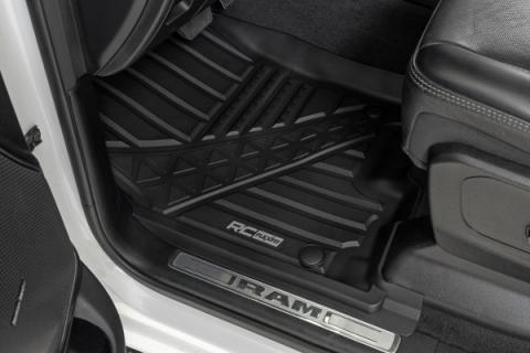 Flex-Fit Floor Mats FR &amp; RR Crew Ram 1500 (19-24)/1500 TRX (21-24) Rough Country