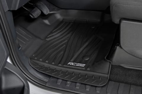 Flex-Fit Floor Mats FR &amp; RR Ford F-150 (15-26)/F-150 Lightning (22-26)/Raptor (17-25) Rough Country
