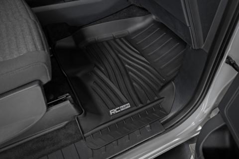 Flex-Fit Floor Mats FR &amp; RR Ford F-150 (15-26)/F-150 Lightning (22-26)/Raptor (17-25) Rough Country
