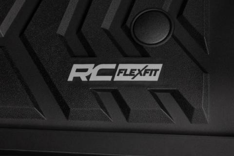 Flex-Fit Floor Mats Front Ford F-250/F-350 Super Duty 2WD/4WD (2017-2026) Rough Country