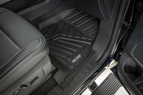 Flex-Fit Floor Mats Front Ford F-250/F-350 Super Duty 2WD/4WD (2017-2026) Rough Country