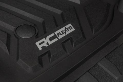 Flex-Fit Floor Mats Front Ford F-250/F-350 Super Duty 2WD/4WD (2017-2026) Rough Country