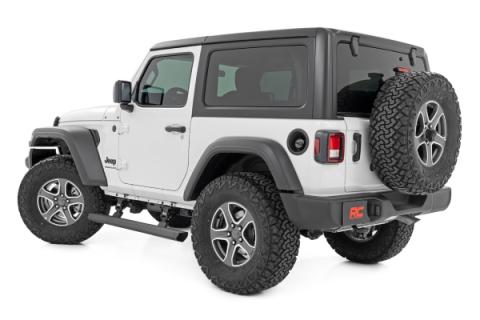 Power Running Boards Dual Electric Motor 2 Door Jeep Wrangler JL (18-26) Rough Country