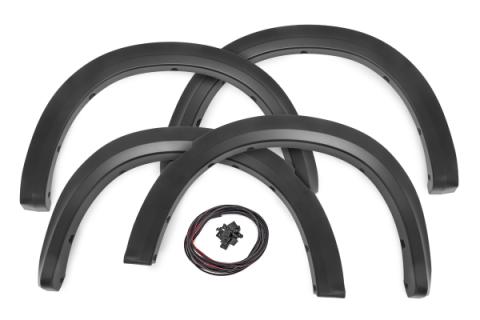 Sport Fender Flares PS2 Bright Silver Metallic Ram 1500 2WD/4WD (2009-2018 &amp; Classic) Rough Country