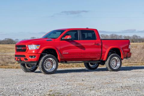 Sport Fender Flares PSC Billet Silver Ram 1500 2WD/4WD (2019-2024) Rough Country