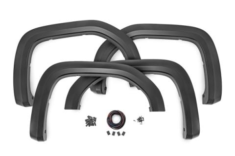 Fender Flares Sport 5IS Silver Ice GMC Sierra 1500 2WD/4WD (2019-2026) Rough Country