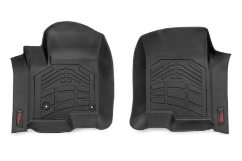 Sure-Fit Floor Mats FR &amp; RR FR Bucket Crew Silverado/Sierra 1500/2500HD/3500HD (19-26) Rough Country