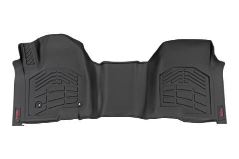 Sure-Fit Floor Mats Front Over Hump Crew Silverado/Sierra 1500/2500HD/3500HD (19-26) Rough Country